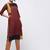 crepe color block straight kurta,brown,(s,m,l,xl,2xl,3xl)