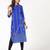cotton block printed straight kurta,blue,(s,m,l,xl,2xl,3xl)
