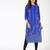 cotton block printed straight kurta,blue,(s,m,l,xl,2xl,3xl)