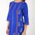 cotton block printed straight kurta,blue,(s,m,l,xl,2xl,3xl)