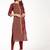 cotton block printed straight kurta,maroon,(s,m,l,xl,2xl,3xl)