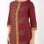 cotton block printed straight kurta,maroon,(s,m,l,xl,2xl,3xl)