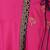 Cotton block print angrakha kurta,magenta,(s,m,l,xl,2xl,3xl)