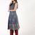 Rayon block print flared kurta,grey,(s,m,l,xl,2xl,3xl)