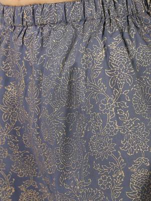 Rayon solid pintucks kurta with gold print palazzo set,grey,(s,m,l,xl,2xl,3xl) 5