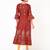 Cotton gold print flared anarkali kurta,maroon,(s,m,l,xl,2xl,3xl)