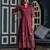 Rayon block print flared anarkali kurta,dusty pink,(s,m,l,xl,2xl,3xl)