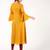 Rayon bell sleeves solid anarkali kurta,mustard,(s,m,l,xl,2xl,3xl)
