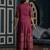 Rayon block print anarkali flared kurta with palazzo set,dusty pink,(s,m,l,xl,2xl,3xl)