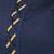 cotton criss-cross bell sleeves straight kurta,navy blue,(s,m,l,xl,2xl,3xl)