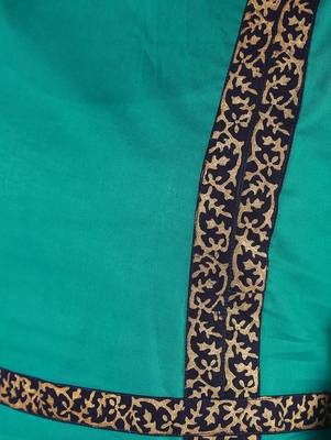 cotton bell sleeve solid straight kurta,turquoise,(s,m,l,xl,2xl,3xl) 5