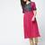 rayon block printed flared kurta,magenta,(s,m,l,xl,2xl,3xl)