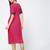 rayon block printed flared kurta,magenta,(s,m,l,xl,2xl,3xl)