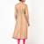 Cotton floral print anarkali kurta ,beige,(s,m,l,xl,2xl,3xl)