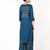 Rayon block print front slit straight kurta with palazzo set,blue,(s,m,l,xl,2xl,3xl)