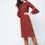 cotton criss-cross bell sleeves straight kurta,maroon,(s,m,l,xl,2xl,3xl)