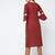 cotton criss-cross bell sleeves straight kurta,maroon,(s,m,l,xl,2xl,3xl)