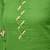 cotton criss-cross bell sleeves straight kurta,green,(s,m,l,xl,2xl,3xl)