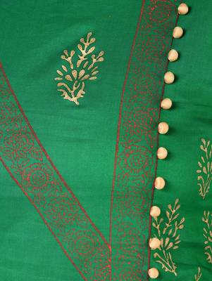 cotton gold print straight kurta,green,(s,m,l,xl,2xl,3xl) 5
