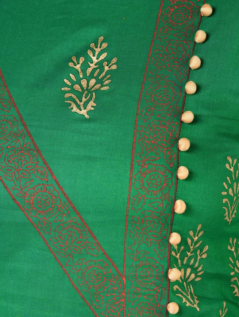 cotton gold print straight kurta,green,(s,m,l,xl,2xl,3xl)