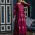 Rayon block print anarkali kurta,wine,(s,m,l,xl,2xl,3xl)