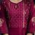 Rayon block print anarkali kurta,wine,(s,m,l,xl,2xl,3xl)