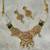 pearl studded necklace set for women