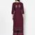 rayon block print straight kurta,wine,(s,m,l,xl,2xl,3xl)