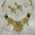 pearl studded necklace set for women
