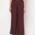 Rayon flared slip-on palazzo,coffee,(s,m,l,xl,2xl,3xl)
