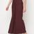 Rayon flared slip-on palazzo,coffee,(s,m,l,xl,2xl,3xl)