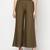 Rayon flared slip-on palazzo,dark green,(s,m,l,xl,2xl,3xl)