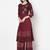 rayon block print straight kurta,maroon,(s,m,l,xl,2xl,3xl)