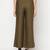 Rayon flared slip-on palazzo,dark green,(s,m,l,xl,2xl,3xl)