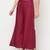 Rayon flared slip-on palazzo,wine,(s,m,l,xl,2xl,3xl)