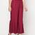 Rayon flared slip-on palazzo,wine,(s,m,l,xl,2xl,3xl)