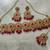 hot pink kundan choker set with maang tikka