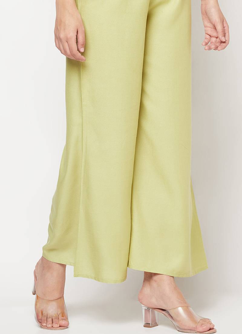Rayon flared slip-on palazzo,pista,(s,m,l,xl,2xl,3xl)