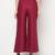 Rayon flared slip-on palazzo,wine,(s,m,l,xl,2xl,3xl)