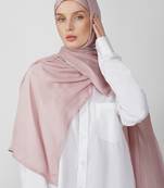 Mauve premium modal solid hijab