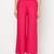 Rayon flared slip-on palazzo,fuchsia,(s,m,l,xl,2xl,3xl)
