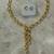 kundan necklace set with stud earrings