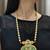 green long kundan necklace set