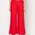 Rayon flared slip-on palazzo,red,(s,m,l,xl,2xl,3xl)