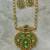 green long kundan necklace set