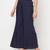 Rayon flared slip-on palazzo,navy blue,(s,m,l,xl,2xl,3xl)