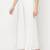 Rayon flared slip-on palazzo,white,(s,m,l,xl,2xl,3xl)