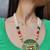 green kundan necklace set