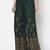 Rayon block print flared slip-on palazzo,bottle green,(s,m,l,xl,2xl,3xl)