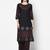 rayon block print straight kurta,black,(s,m,l,xl,2xl,3xl)